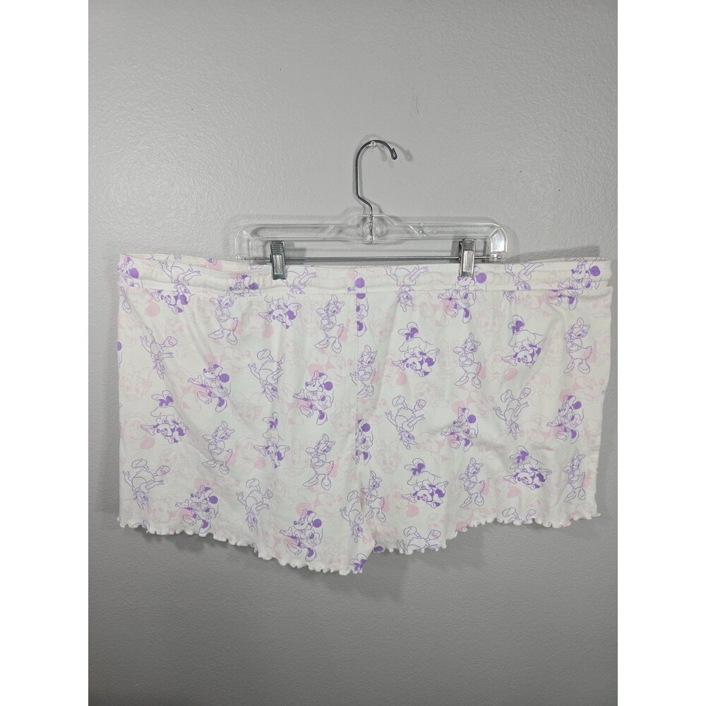 Disney Parks Pink Minnie Mouse & Daisy Drawstring Shorts sleep Womens Size 3X BL - Picture 5 of 6